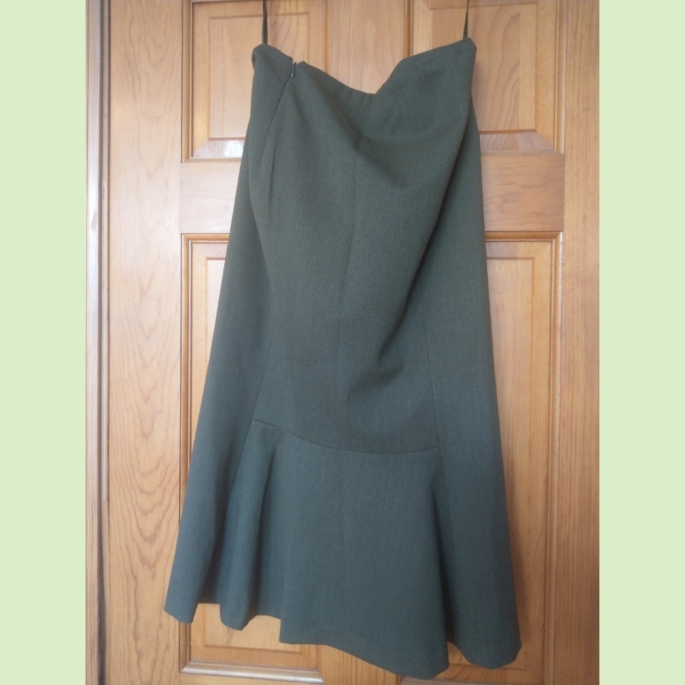 Ralph Lauren Pencil Midi Skirt Olive Green Size 4